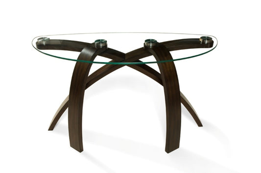 Magnussen - Allure Wood and Glass Sofa Table - T1396-75 veiw 2