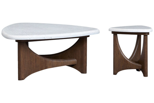 Magnussen - Arwen Turkish Coffee Shaped Cocktail Table With End Table - T5944-62KIT1 view 1