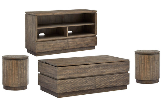 Magnussen - Baisden Tobacco Lift Top Storage Cocktail Table With 2 Accent End Table And Console Sofa Table - T5194-50KIT3 view 1
