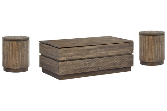 Magnussen - Baisden Tobacco Lift Top Storage Cocktail Table With 2 Accent End Table - T5194-50KIT2 view 1