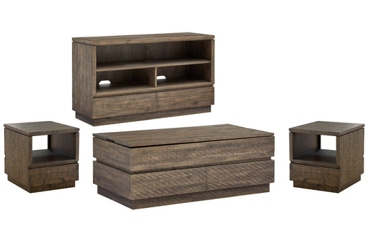 Magnussen - Baisden Tobacco Lift Top Storage Cocktail Table With 2 End Table And Console Sofa Table - T5194-50KIT6 view 1