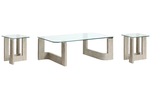 Magnussen - Bartlett Smokey Pine Rectangular Cocktail Table With 2 End Table - T5929-43KIT2 view 1