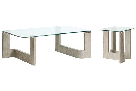 Magnussen - Bartlett Smokey Pine Rectangular Cocktail Table With End Table - T5929-43KIT1 view 1