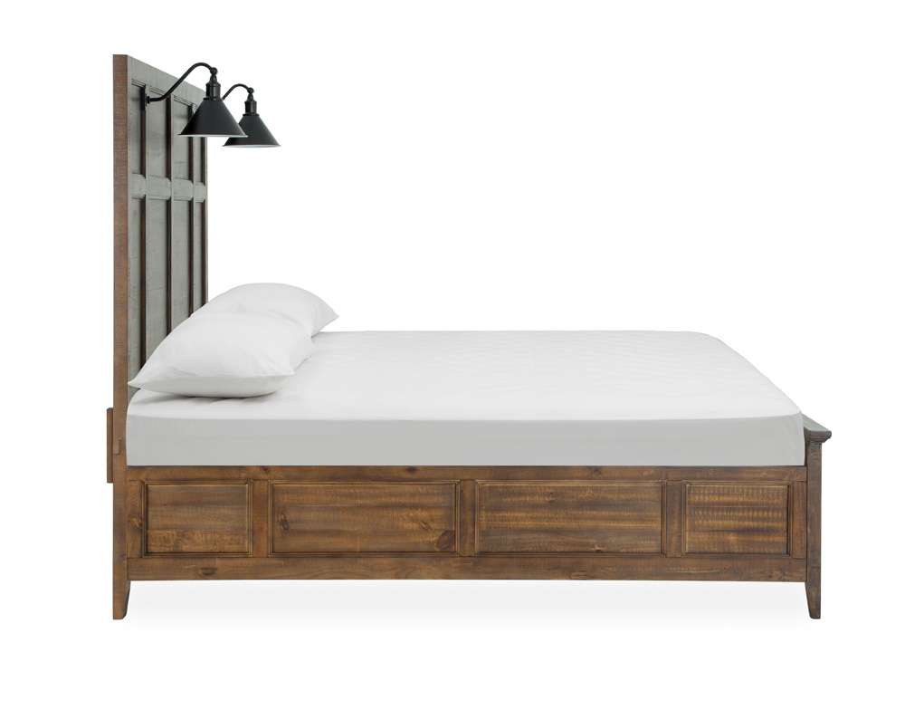 Magnussen - Bay Creek Complete California King Lamp Panel Bed with Regular Rails - B4398-79 veiw 3