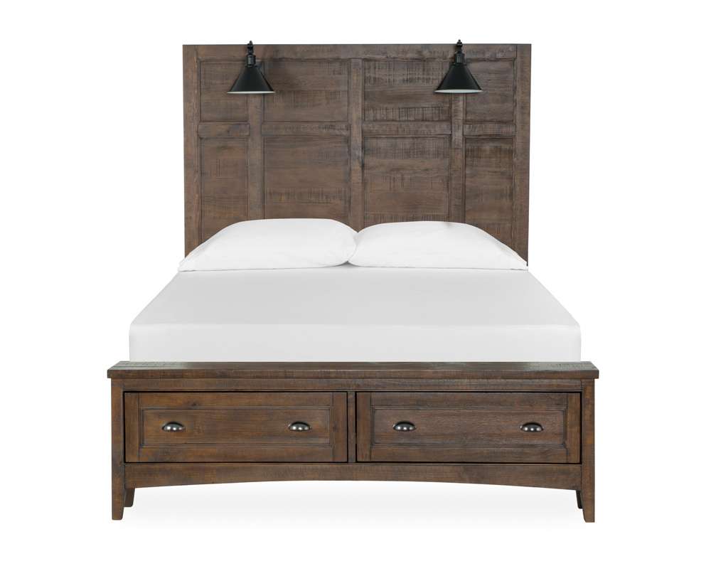 Magnussen - Bay Creek Complete Queen Lamp Panel Storage Bed - B4398-59B veiw 1