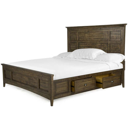 Magnussen - Bay Creek Complete Queen Panel Bed with Storage Rails - B4398-55 veiw 2