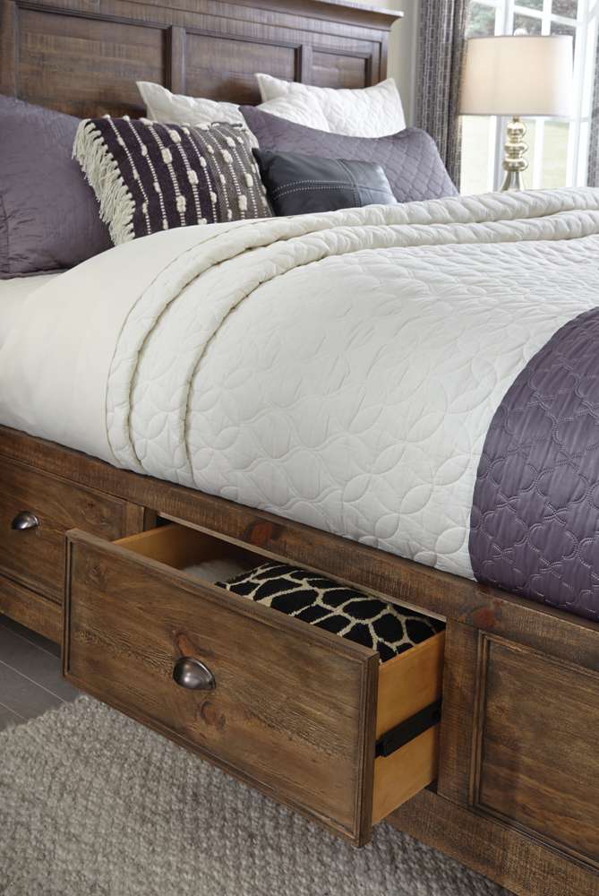 Magnussen - Bay Creek Complete Queen Panel Bed with Storage Rails - B4398-55 veiw 3