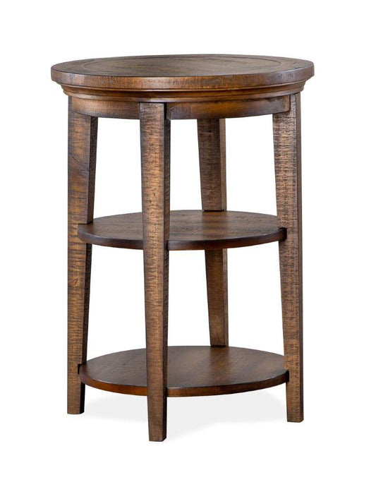 Magnussen - Bay Creek Round Accent End Table in Toasted Nutmeg - T4398-35 view 1