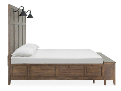 Magnussen - Bay Creek Toasted Nutmeg California King Lamp Panel Storage Bed With 2 Small Nightstands - B4398-79B-KIT8 view 5