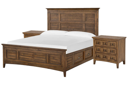 Magnussen - Bay Creek Toasted Nutmeg California King Panel Storage Bed With 2 Nightstands - B4398-75-KIT2 view 1