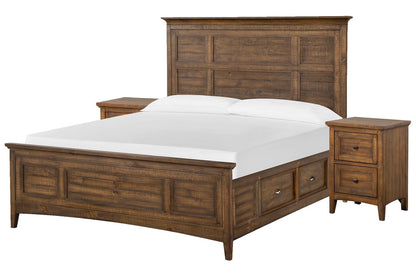 Magnussen - Bay Creek Toasted Nutmeg California King Panel Storage Bed With 2 Small Nightstands - B4398-75-KIT8 view 1