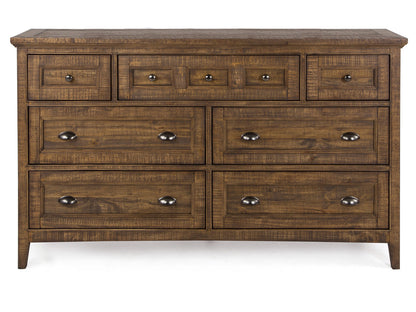 Magnussen - Bay Creek Toasted Nutmeg Drawer Dresser With Landscape Mirror - B4398-2040 view 4