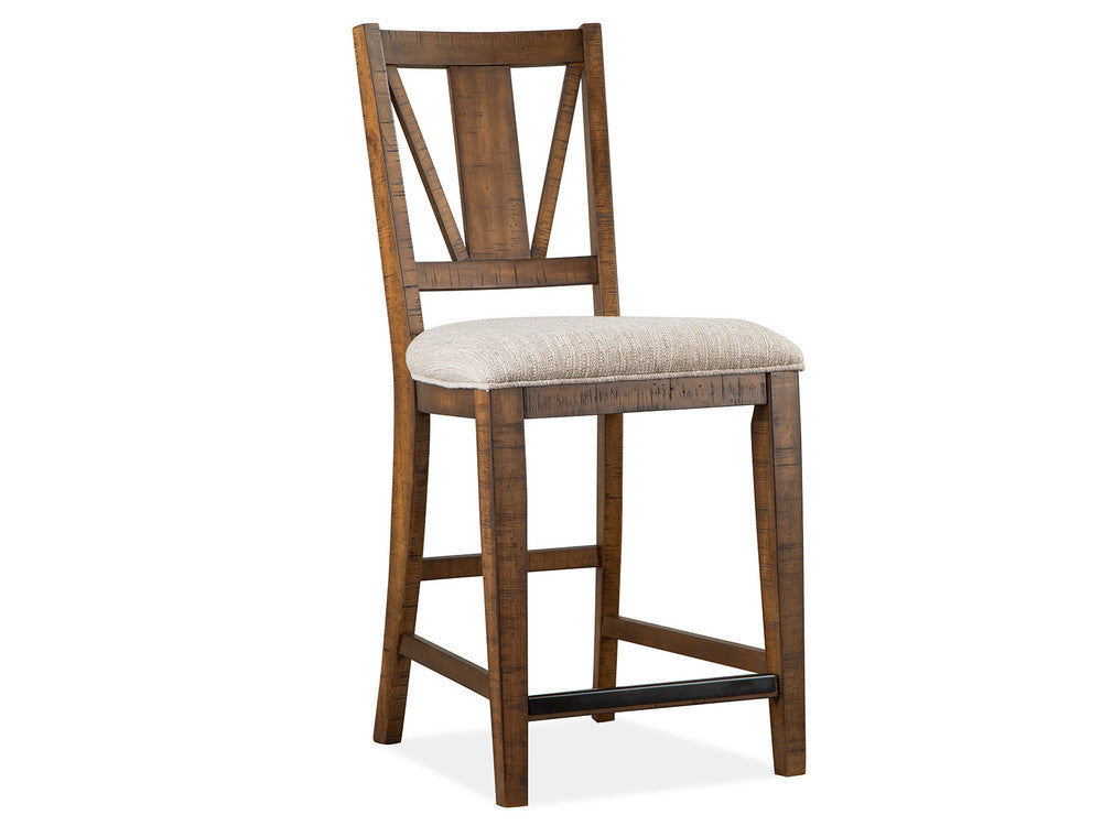 Magnussen - Bay Creek Toasted Nutmeg Extendable Counter Height Dining Table With 4 Counter Chairs - D4398-42-KIT1 view 6
