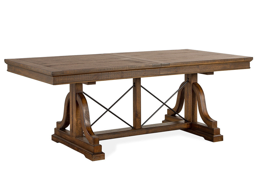 Magnussen - Bay Creek Toasted Nutmeg Extendable Trestle Dining Table - D4398-25 view 4