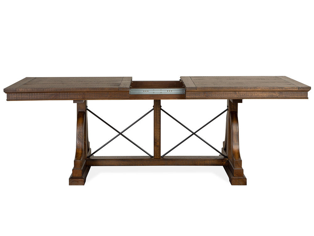 Magnussen - Bay Creek Toasted Nutmeg Extendable Trestle Dining Table - D4398-25 view 5