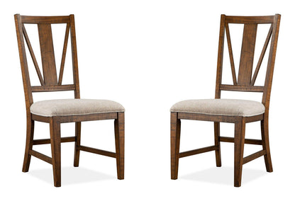 Magnussen - Bay Creek Toasted Nutmeg Extendable Trestle Dining Table With 4 Side Chairs - D4398-25-KIT1 view 5