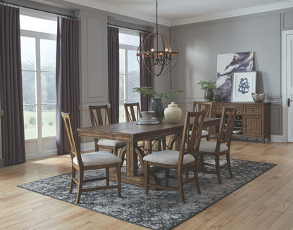 Magnussen - Bay Creek Toasted Nutmeg Extendable Trestle Dining Table With 4 Side Chairs - D4398-25-KIT1 view 9