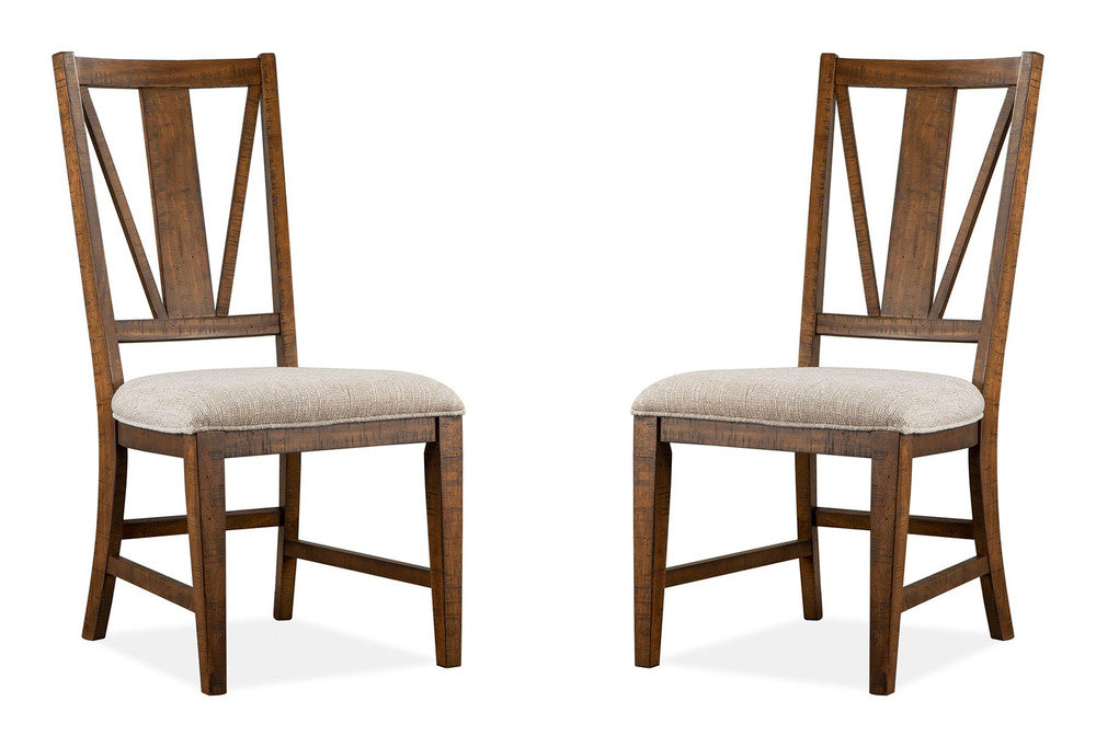 Magnussen - Bay Creek Toasted Nutmeg Extendable Trestle Dining Table With 6 Side Chairs - D4398-25-KIT5 view 5