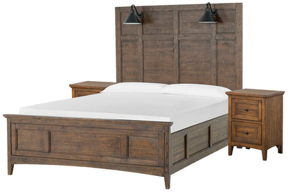 Magnussen - Bay Creek Toasted Nutmeg King Lamp Panel Bed With 2 Small Nightstands - B4398-69-KIT8 view 1