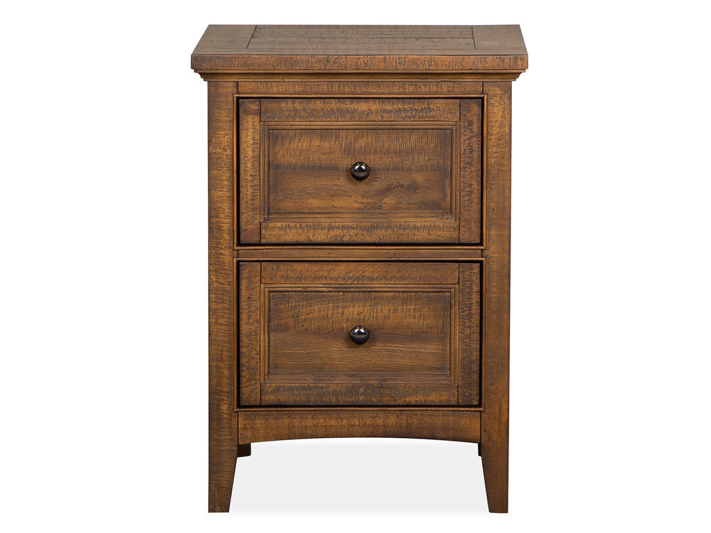 Magnussen - Bay Creek Toasted Nutmeg King Lamp Panel Bed With 2 Small Nightstands - B4398-69-KIT8 view 6