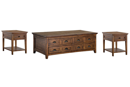 Magnussen - Bay Creek Toasted Nutmeg Lift Top Storage Cocktail Table With 2 End Table - T4398-50KIT8 view 1