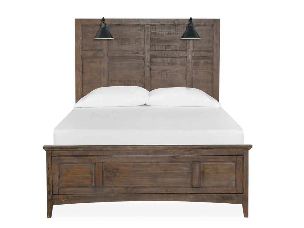 Magnussen - Bay Creek Toasted Nutmeg Queen Lamp Panel Bed With Nightstand - B4398-59-KIT1 view 3