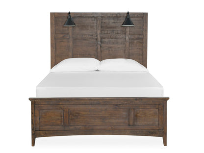 Magnussen - Bay Creek Toasted Nutmeg Queen Lamp Panel Bed With Nightstand - B4398-59-KIT1 view 3