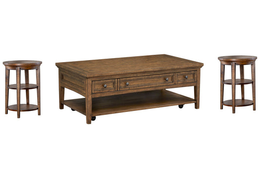 Magnussen - Bay Creek Toasted Nutmeg Rectangular Cocktail Table With 2 Accent End Table - T4398-43KIT2 view 1