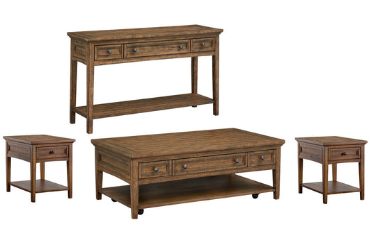 Magnussen - Bay Creek Toasted Nutmeg Rectangular Cocktail Table With 2 End Table And Sofa Table - T4398-43KIT9 view 1