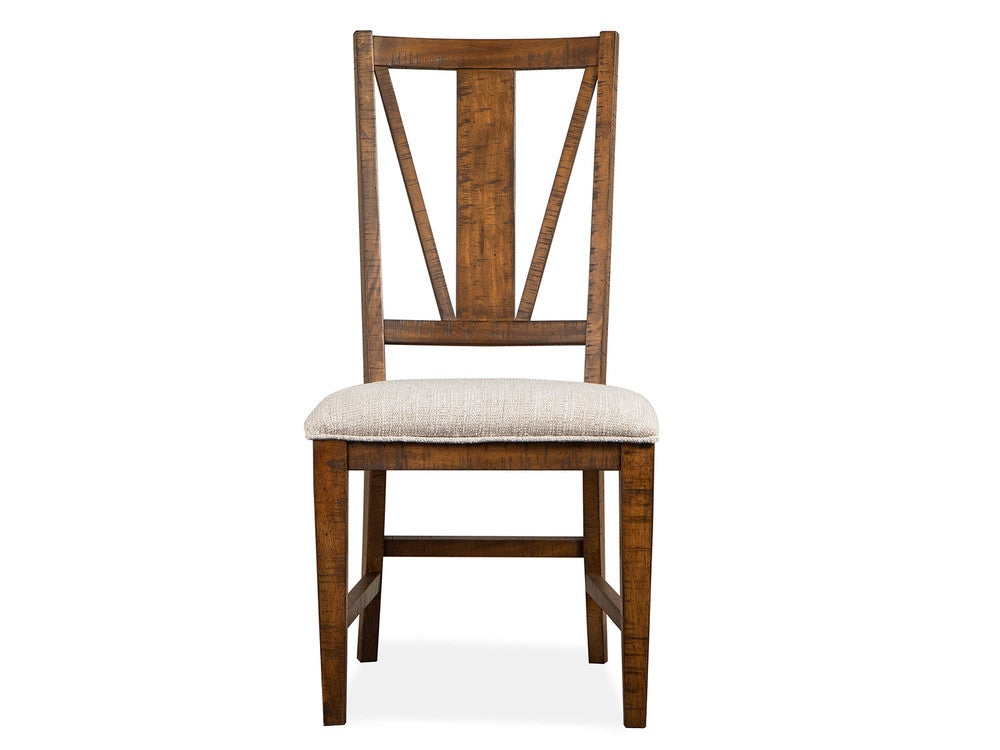 Magnussen - Bay Creek Toasted Nutmeg Upholstered Side Chair Two Pack - D4398-62 view 3
