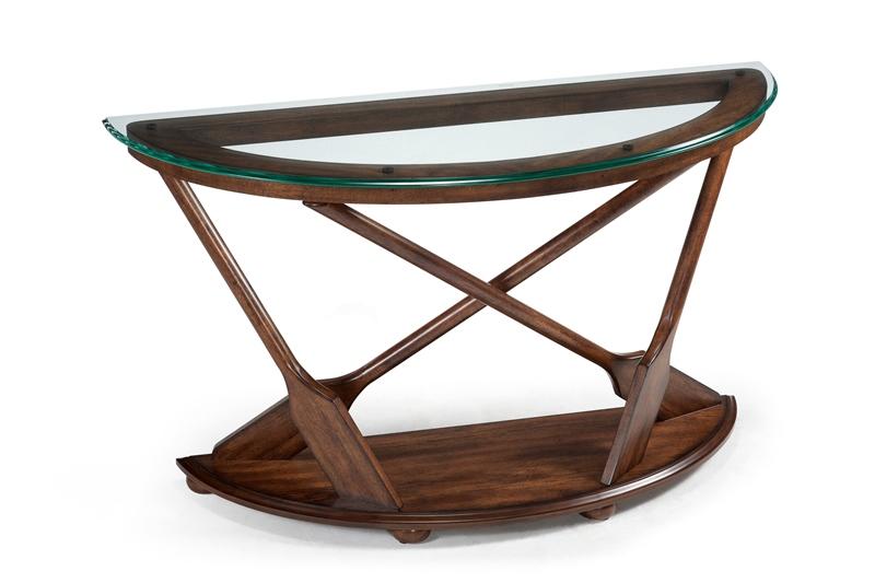 Magnussen - Beaufort Demilune Sofa Table - T2214-75T_T2214-75B view 1