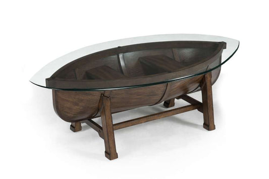 Magnussen - Beaufort Oval Cocktail Table - T2214-47T_T2214-47B veiw 1