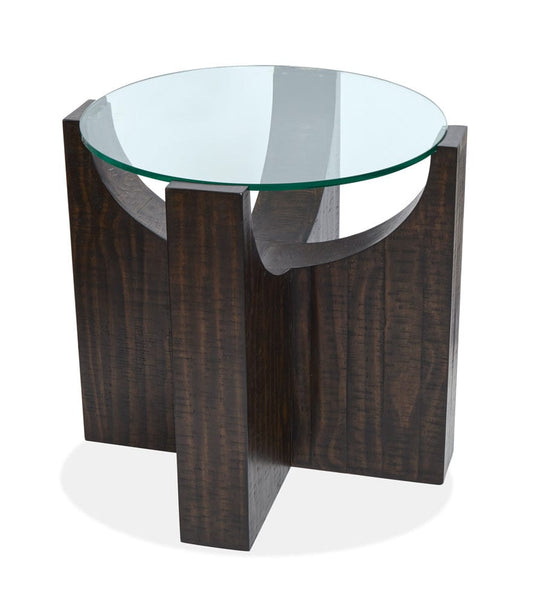 Magnussen - Beckham Rustic Tavern Round Accent Table - T6336-35 view 2