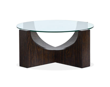 Magnussen - Beckham Rustic Tavern Round Cocktail Table With Casters - T6336-45 view 3