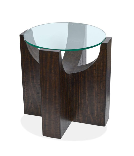 Magnussen - Beckham Rustic Tavern Round End Table - T6336-05 view 2