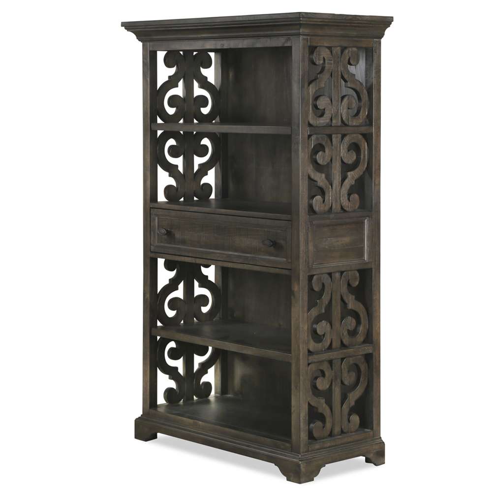 Magnussen - Bellamy Bookcase in Weathered Peppercorn - H2491-20 veiw 2