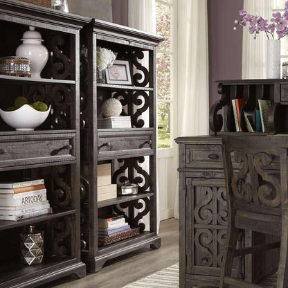 Magnussen - Bellamy Bookcase in Weathered Peppercorn - H2491-20 veiw 4