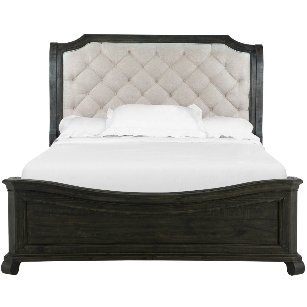 Magnussen - Bellamy Complete Cal.King Sleigh Bed Shaped Footboard - B2491-73B veiw 1