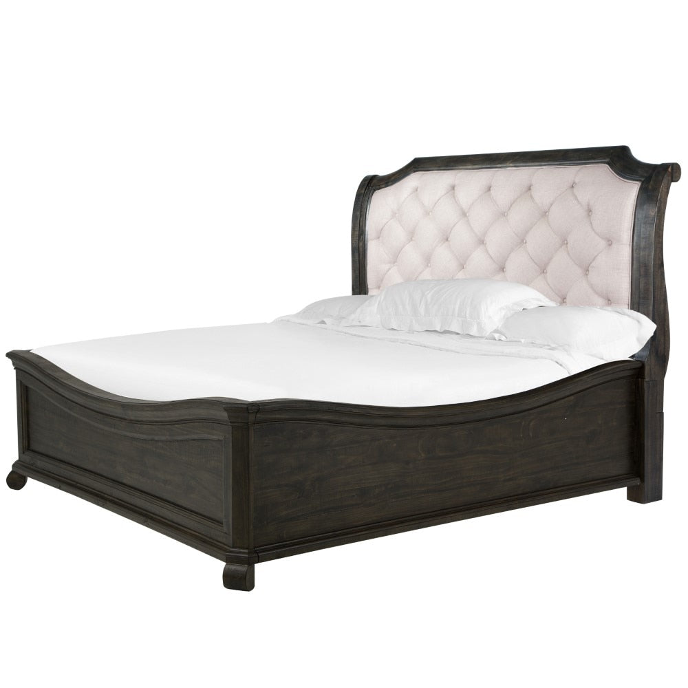 Magnussen - Bellamy Complete Cal.King Sleigh Bed Shaped Footboard - B2491-73B veiw 2