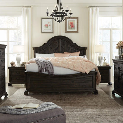 Magnussen - Bellamy Complete Queen Shaped Panel Bed - B2491-55 veiw 3