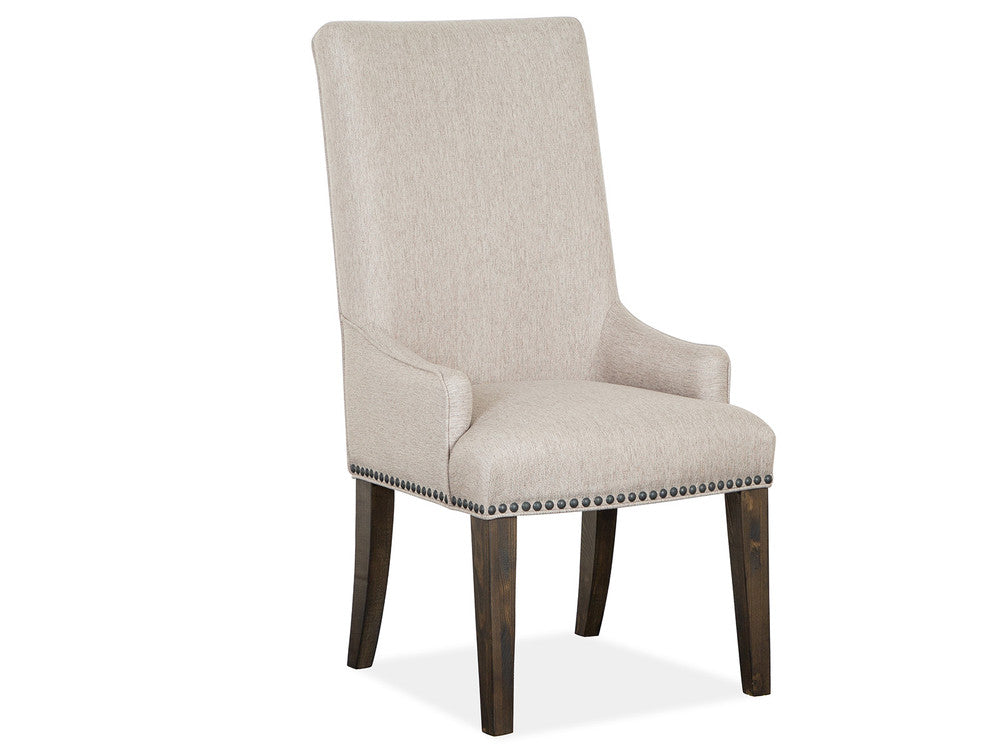 Magnussen - Bellamy Peppercorn 48" Round Dining Table With 2 Side Chairs And 2 Host Chairs - D2491-22-KIT11 view 5
