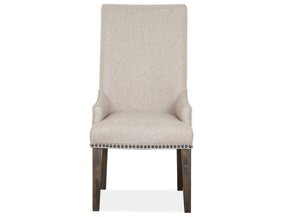 Magnussen - Bellamy Peppercorn 48" Round Dining Table With 2 Side Chairs And 2 Host Chairs - D2491-22-KIT11 view 6
