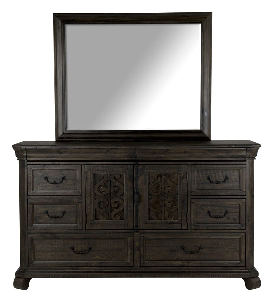 Magnussen - Bellamy Peppercorn Drawer Dresser With Landscape Mirror - B2491-2040 view 2