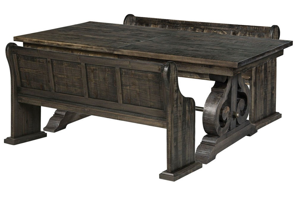 Magnussen - Bellamy Peppercorn Extendable Rectangular Dining Table With 2 Benches - D2491-20-KIT61 view 1