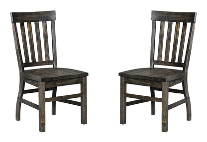 Magnussen - Bellamy Peppercorn Extendable Rectangular Dining Table With 2 Side Chairs 2 Host Chairs And Bench - D2491-20-KIT51 view 5