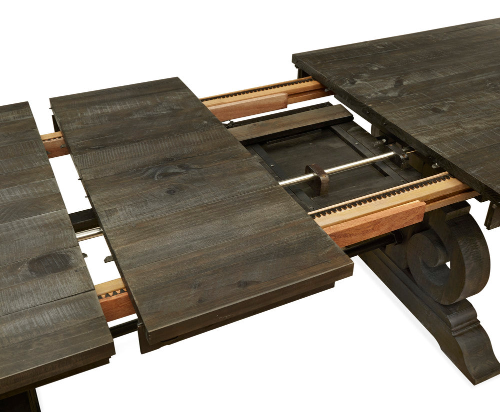 Magnussen - Bellamy Peppercorn Extendable Rectangular Dining Table With 2 Side Chairs Bench And Server - D2491-20-KIT32 view 7