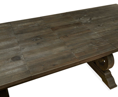 Magnussen - Bellamy Peppercorn Extendable Rectangular Dining Table With 2 Upholstered Side Chairs And Bench - D2491-20-KIT36 view 6