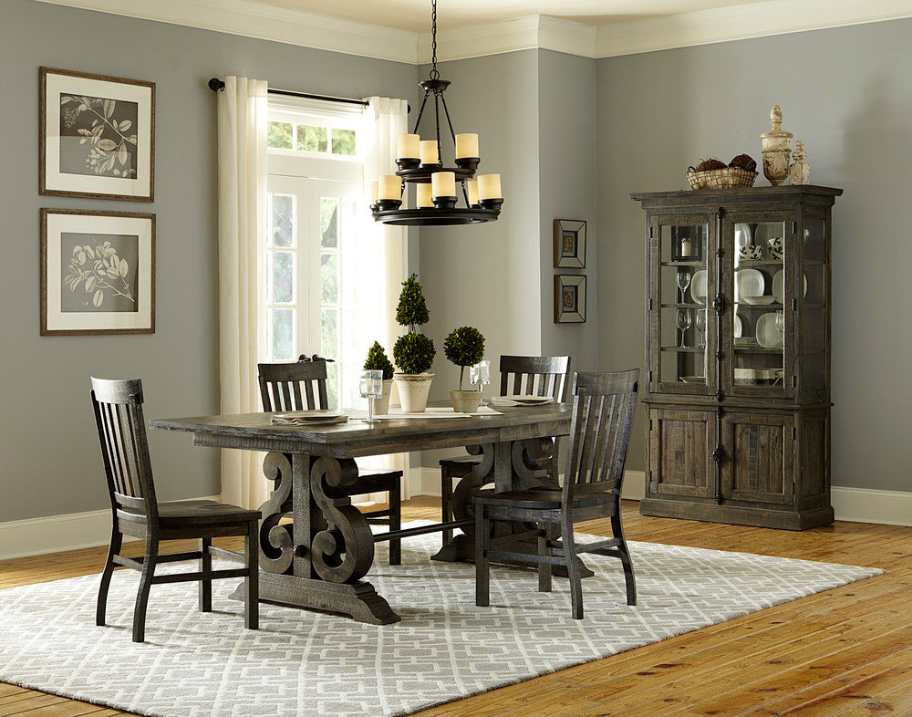 Magnussen - Bellamy Peppercorn Extendable Rectangular Dining Table With 4 Side Chairs And Server - D2491-20-KIT2 view 8