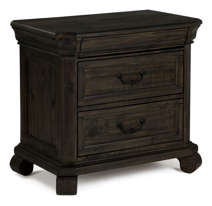 Magnussen - Bellamy Peppercorn Queen Sleigh Bed With 2 Nightstands - B2491-53B-KIT2 view 3