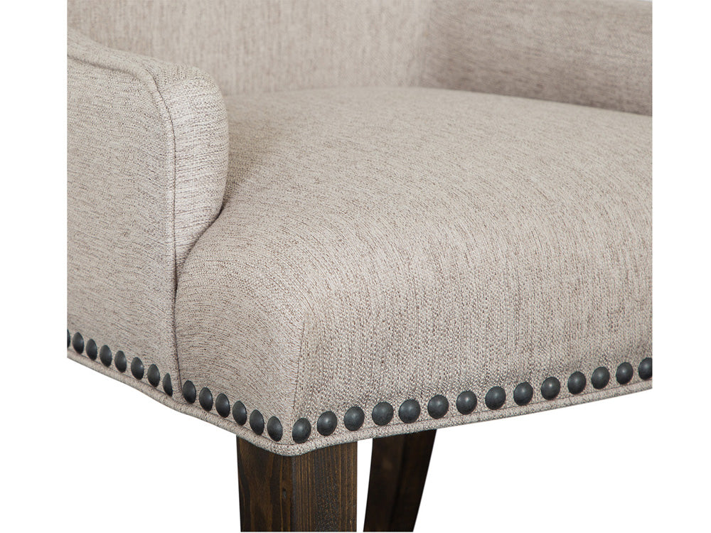 Magnussen - Bellamy Peppercorn Upholstered Host Chair Two Pack - D4796-63 view 6